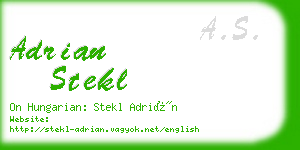 adrian stekl business card